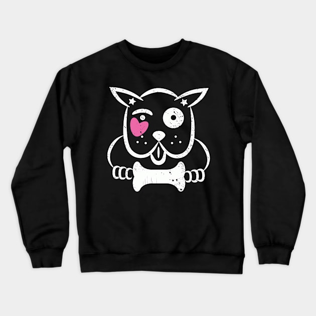 I Love Dog Crewneck Sweatshirt by ThyShirtProject - Affiliate